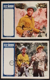 1g832 WILD BILL HICKOK 4 LCs '50s cool images of Guy Madison in the title role, Andy Devine!