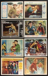1h014 LOT OF 14 COWBOY WESTERN LOBBY CARDS '50s-60s Steve McQueen in Nevada Smith & more!
