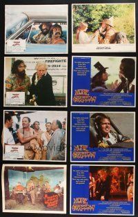 1h015 LOT OF 13 LOBBY CARDS '60s-70s great scenes from five different movies!