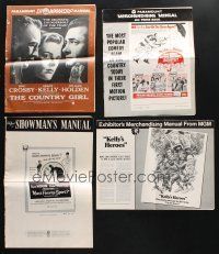 1h105 LOT OF 8 CUT PRESSBOOKS '50s-60s a variety of great advertising images!