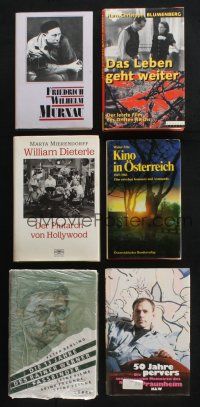 1h035 LOT OF 6 HARDCOVER GERMAN LANGUAGE BOOKS '80s-90s Murnau, Dieterle, Fassbinder & more!