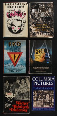 1h038 LOT OF 6 HARDCOVER BOOKS ABOUT MOVIE STUDIOS '70s-90s Paramount, Fox, RKO, Columbia & more!