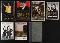1h033 LOT OF 7 ACTOR BIOGRAPHY HARDCOVER BOOKS '80s-00s James Cagney, Laurel & Hardy + more!