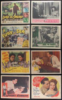 1h008 LOT OF 98 LOBBY CARDS '39 - '82 great scenes from a variety of different movies!