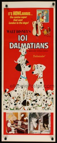 1j651 ONE HUNDRED & ONE DALMATIANS insert R69 most classic Walt Disney canine family cartoon!
