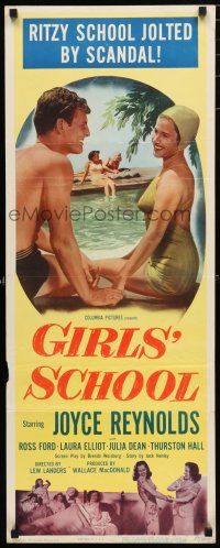 1j572 GIRLS' SCHOOL insert '50 bad girl Joyce Reynolds, shocking scandals shake it up!