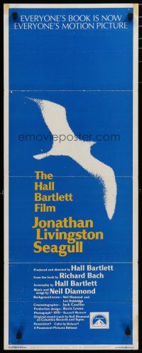 1j601 JONATHAN LIVINGSTON SEAGULL insert '73 great bird image, from Richard Bach's book!