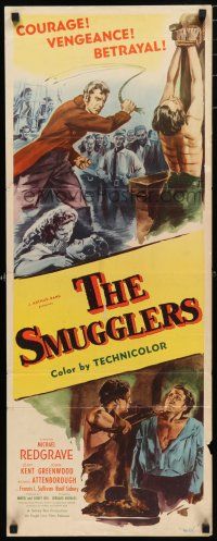 1j718 SMUGGLERS insert '48 The Man Within, Michael Redgrave, youngest Richard Attenborough!