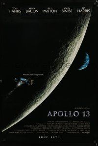1k049 APOLLO 13 advance DS 1sh '95 directed by Ron Howard, Tom Hanks, Houston, we have a problem!
