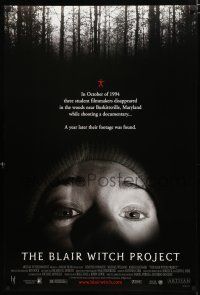 1k093 BLAIR WITCH PROJECT DS 1sh '99 Daniel Myrick & Eduardo Sanchez horror cult classic!