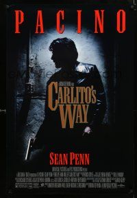 1k126 CARLITO'S WAY DS 1sh '93 Al Pacino, Sean Penn, Penelope Ann Miller, Brian De Palma!