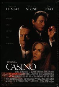 1k128 CASINO DS 1sh '95 Martin Scorsese, Robert De Niro & Sharon Stone, Joe Pesci!