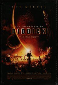 1k138 CHRONICLES OF RIDDICK advance DS 1sh '04 Vin Diesel, Colm Feore, Thandie Newton!