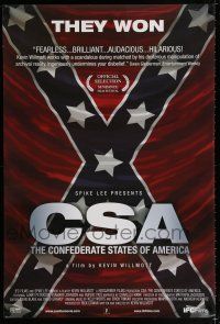 1k168 CSA: THE CONFEDERATE STATES OF AMERICA 1sh '04 what if The South had won the war?