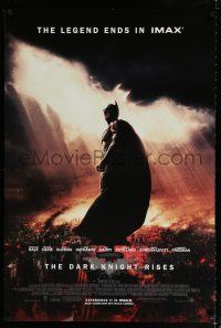 1k174 DARK KNIGHT RISES IMAX DS 1sh '12 Christian Bale as Batman, the legend ends!