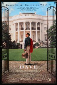 1k177 DAVE DS 1sh '93 directed by Ivan Reitman, Kevin Kline as impostor president!