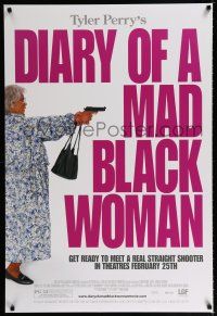 1k193 DIARY OF A MAD BLACK WOMAN advance DS 1sh '05 Kimberly Elise, wacky Tyler Perry