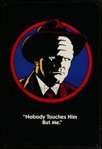 1k197 DICK TRACY teaser DS 1sh '90 classic detective, R.G. Armstrong as Pruneface!