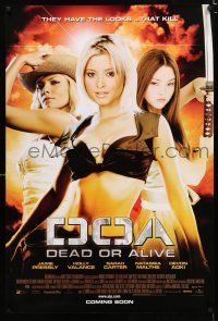 1k208 DOA: DEAD OR ALIVE int'l advance DS 1sh '06 sexy Jaime Pressly, Holly Valance, Devon Aoki!