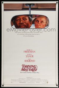 1k220 DRIVING MISS DAISY 1sh '89 art of Morgan Freeman & Jessica Tandy, Bruce Beresford directed!