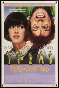 1k221 DROP DEAD FRED 1sh '91 Phoebie Cates, Rik Mayall in the title role!