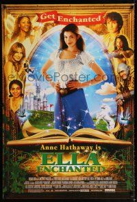 1k233 ELLA ENCHANTED DS 1sh '04 Joanna Lumley, Anne Hathaway, Get Enchanted!