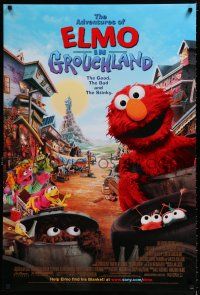 1k234 ELMO IN GROUCHLAND DS 1sh '99 Sesame Street Muppets, the good, the bad & the stinky!