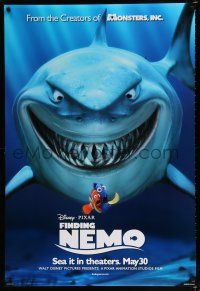 1k254 FINDING NEMO Bruce style advance DS 1sh '03 best Disney & Pixar animated fish movie, Bruce!