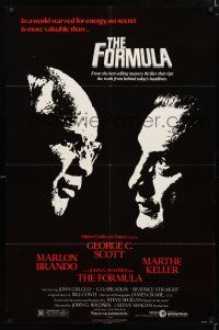 1k262 FORMULA 1sh '80 Marlon Brando, George C. Scott, directed by John G. Avildsen!