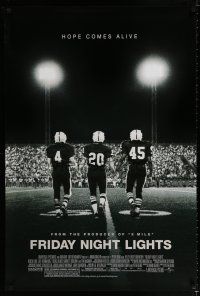 1k267 FRIDAY NIGHT LIGHTS DS 1sh '04 Texas high school football, image of players on field!
