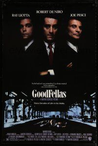 1k295 GOODFELLAS DS 1sh '90 Robert De Niro, Joe Pesci, Ray Liotta, Martin Scorsese classic!