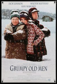 1k313 GRUMPY OLD MEN int'l 1sh '93 Ann-Margret comes between Walter Matthau & Jack Lemmon!