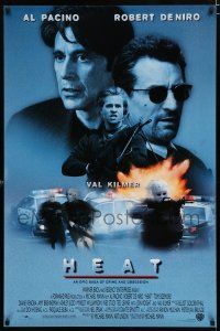 1k340 HEAT int'l 1sh '95 Al Pacino, Robert De Niro, Val Kilmer, Michael Mann directed!