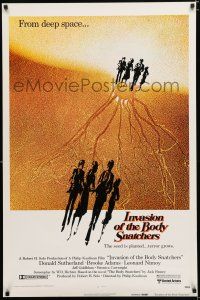 1k384 INVASION OF THE BODY SNATCHERS advance 1sh '78 Philip Kaufman classic remake!