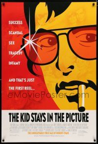 1k409 KID STAYS IN THE PICTURE DS 1sh '02 director Robert Evans monologue autobiography!