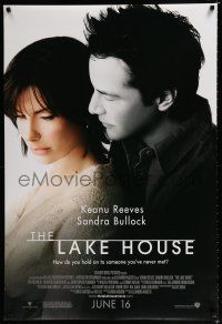 1k416 LAKE HOUSE advance DS 1sh '06 Keanu Reeves, Sandra Bullock!