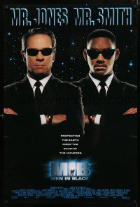 1k482 MEN IN BLACK int'l DS 1sh '97 Will Smith & Tommy Lee Jones protecting Earth!