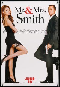 1k503 MR. & MRS. SMITH teaser 1sh '05 Brad Pitt, Angelina Jolie