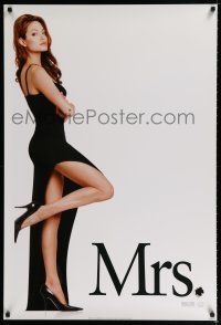 1k502 MR. & MRS. SMITH style B teaser 1sh '05 full-length super sexy Angelina Jolie!