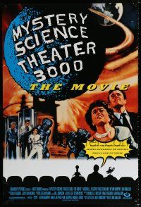 1k509 MYSTERY SCIENCE THEATER 3000: THE MOVIE DS 1sh '96 MST3K, sci-fi art from This Island Earth!