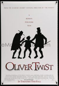 1k540 OLIVER TWIST advance DS 1sh '05 Roman Polanski, Ben Kingsley, Jamie Foreman, Dickens!