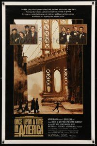 1k543 ONCE UPON A TIME IN AMERICA 1sh '84 De Niro, James Woods, directed by Sergio Leone!