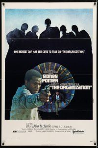 1k548 ORGANIZATION 1sh '71 close up of Sidney Poitier as Mr. Tibbs, an honest cop with guts!