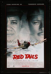 1k609 RED TAILS style C advance DS 1sh '12 Cuba Gooding Jr & Terence Howard as WWII fighter pilots!