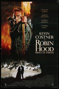 1k623 ROBIN HOOD PRINCE OF THIEVES 1sh '91 cool image of Kevin Costner, for the good of all men!