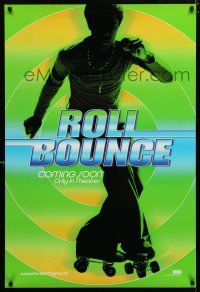1k630 ROLL BOUNCE teaser DS 1sh '05 Bow Wow, Chi McBride, cool roller skating disco art!