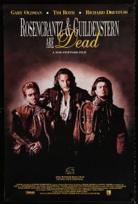 1k636 ROSENCRANTZ & GUILDENSTERN ARE DEAD Canadian 1sh '90 Gary Oldman, Tim Roth, Richard Dreyfuss!