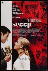 1k654 SCOOP DS 1sh '06 Woody Allen, Hugh Jackman, Scarlett Johansson!