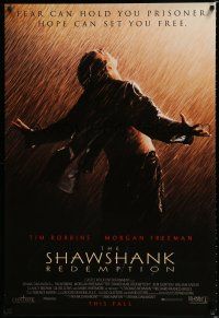 1k669 SHAWSHANK REDEMPTION advance 1sh '94 Tim Robbins, Morgan Freeman, written by Stephen King!