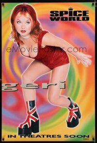 1k706 SPICE WORLD teaser 1sh '98 Spice Girls, sexy Geri Halliwell, English pop music!